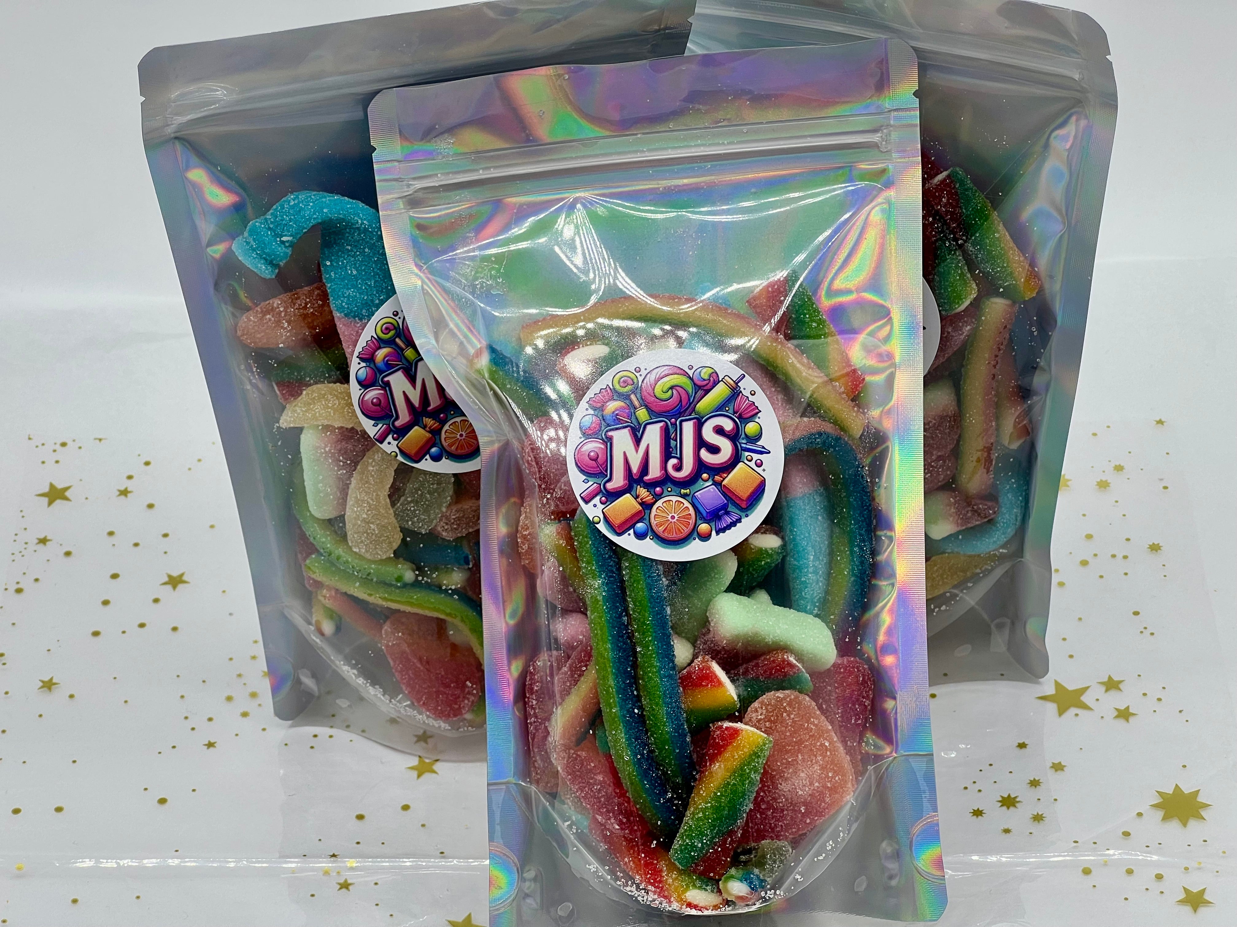 MJ's "Twist and Sour" sweet collection bag