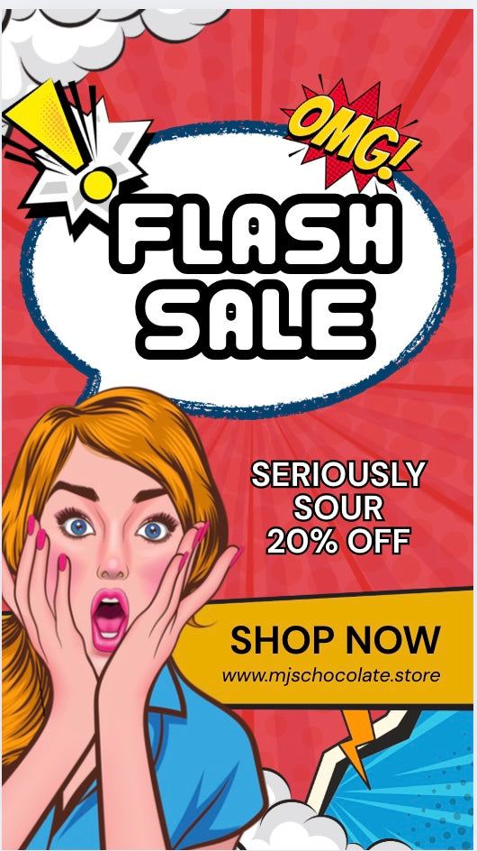 MJ's "Seriously Sour" sweets 20% off sale