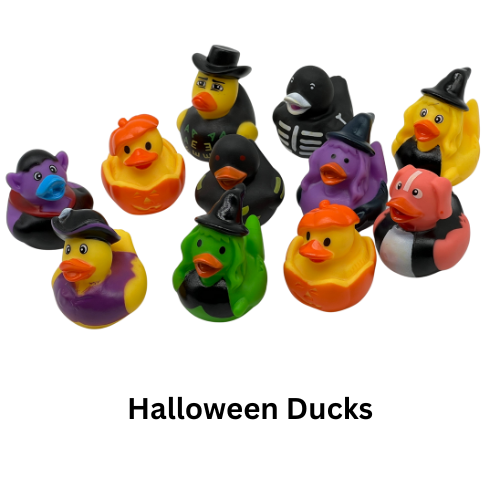 MJ's Halloween novelty Ducks, in multiple colours