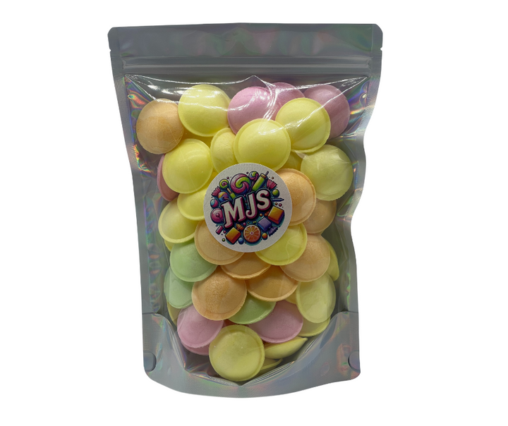 MJ's Flying Saucer sweets in a bag